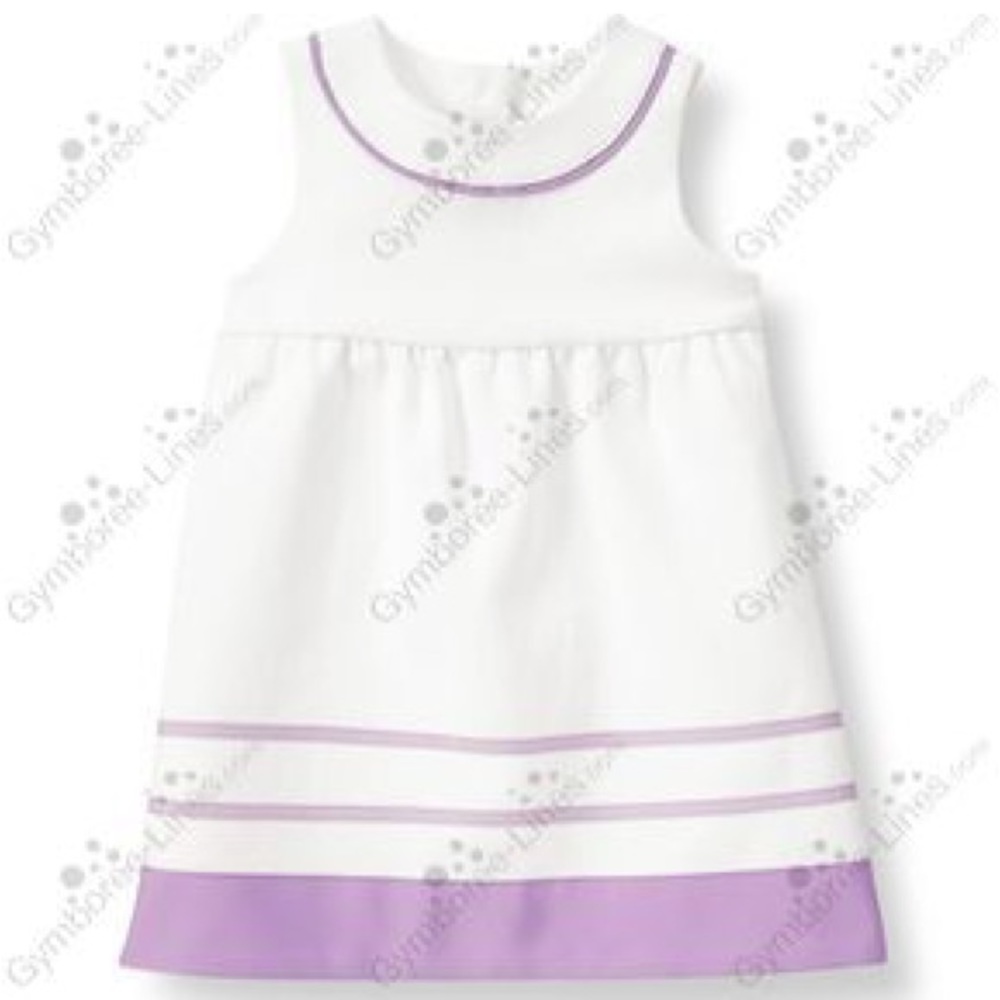 Janie And Jack Striped Ponte Dress